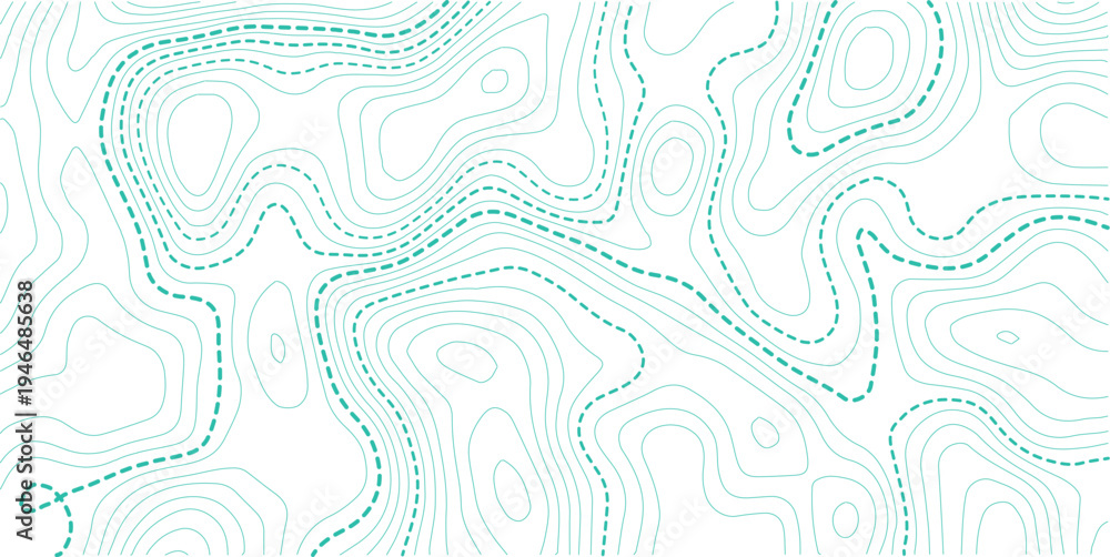 Fototapeta premium Design materials. Print image, Abstract background. Vector illustration. White background with topographic wavy pattern design