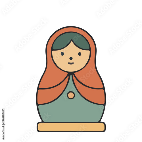 Matryoshka Doll Icon