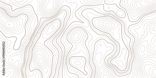 Design materials. Print image, Abstract background. Vector illustration. White background with topographic wavy pattern design