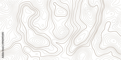 Design materials. Print image, Abstract background. Vector illustration. White background with topographic wavy pattern design