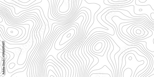paper texture Imitation of a geographical map. Transparent PNG Topographic line map. 