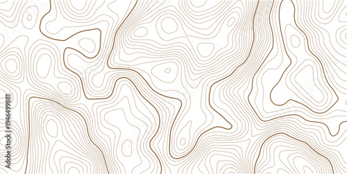 Modern design with White background with topographic wavy pattern design. Design materials. Abstract background