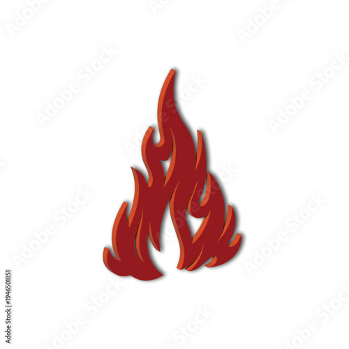 Vibrant orange and red flames rise high in a dynamic fiery blaze.