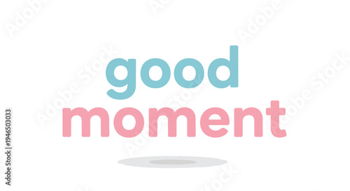 A delightful visual representation of a cheerful sentiment in soft pastel colors offering an uplifting message for daily optimism and happy positive