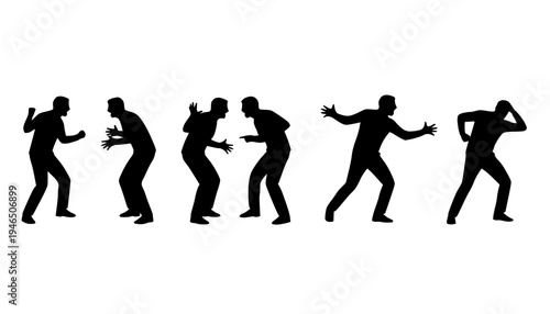 Argumentative Discussion Silhouette