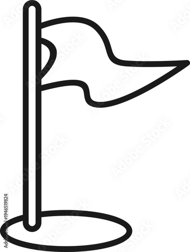 Soccer Corner Flag Icon