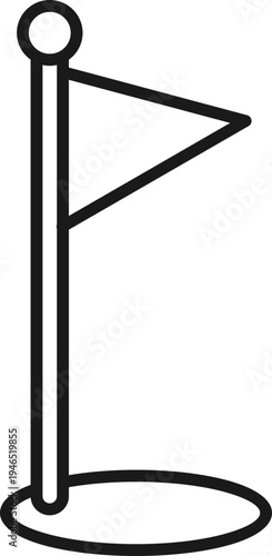 Soccer Corner Flag Icon