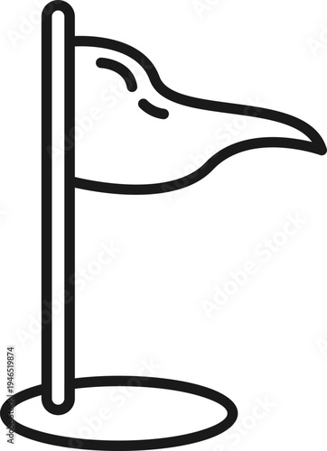 Soccer Corner Flag Icon