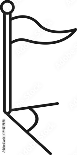 Soccer Corner Flag Icon