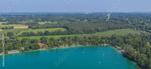 Foto Olching im Kreis Fürstenfeldbruck von oben, östliche Stadtbezirke und Olchinger