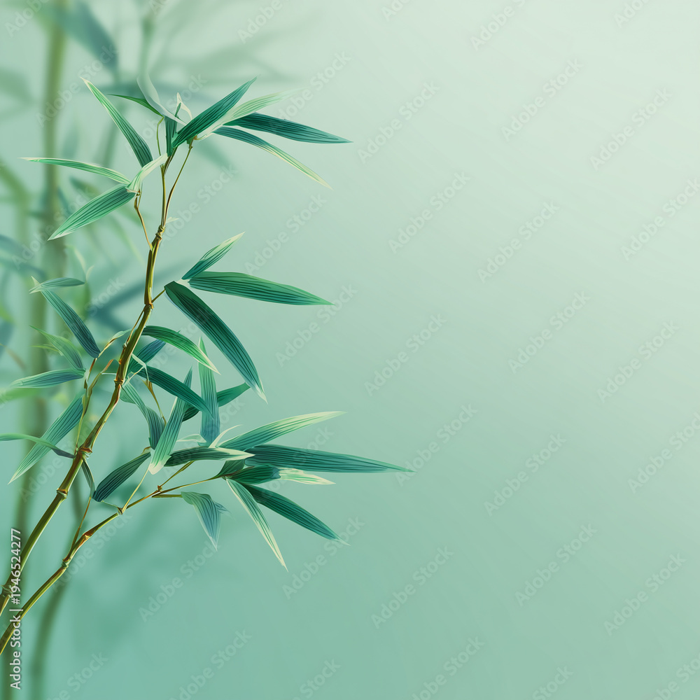 Obraz premium green leaves background