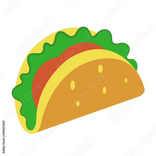 Vector graphic icon for Taco
