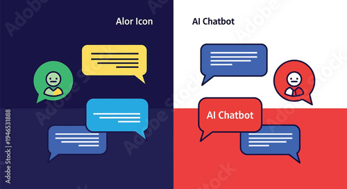 AI Chatbot Conversation Interface Design.