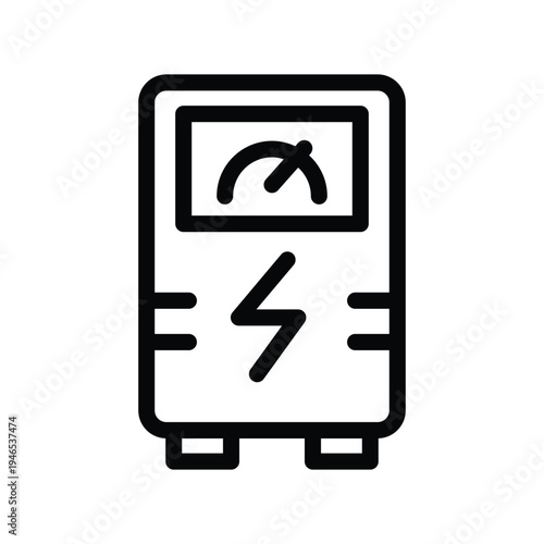 power supply line icon illustration vector graphic.eps