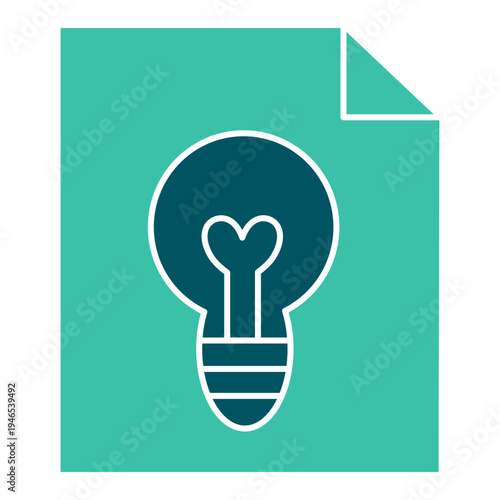 Paper Idea Insight Icon
