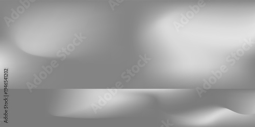 Shiny silver and chrome-inspired gradient with soft flowing texture and modern metallic shine, ideal for sleek branding, digital art, and tech visuals.