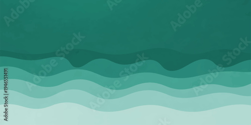 Abstract blue waves create a seamless vector design with a wavy line pattern and curved shapes to form a decorative water texture perfect for a nature banner or ocean backdrop illustration