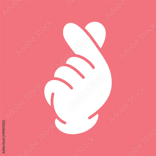 指ハートのアイコン