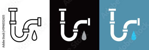 配管の水漏れアイコン