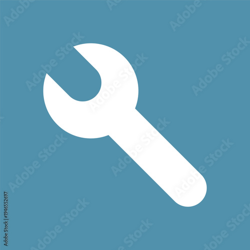 シンプルなスパナのベクターアイコン