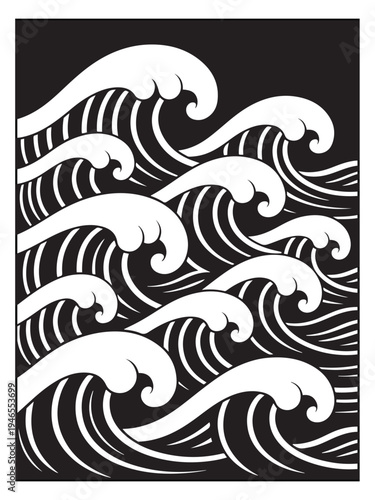 Nature monochrome coloring pages for adults and teens.