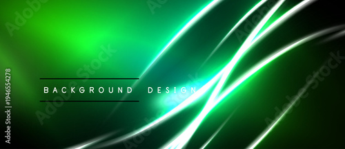 Vibrant green abstract background. Diagonal lines create dynamic visual effect. Modern design suitable for digital projects.