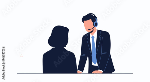 Customer service representatives talking, business meeting, call center agents, teamwork, communication