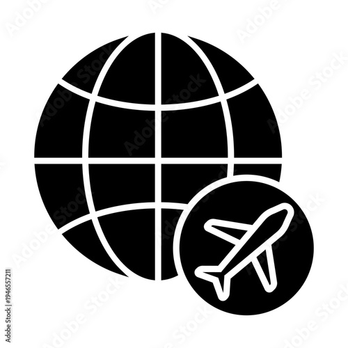 Aircraft icon vector. Plane train Illustration sign. Craft symbol. Airplane logo.