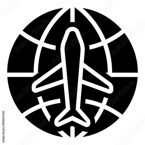 Aircraft icon vector. Plane train Illustration sign. Craft symbol. Airplane logo.