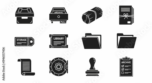 Collection of office supplies and tools.