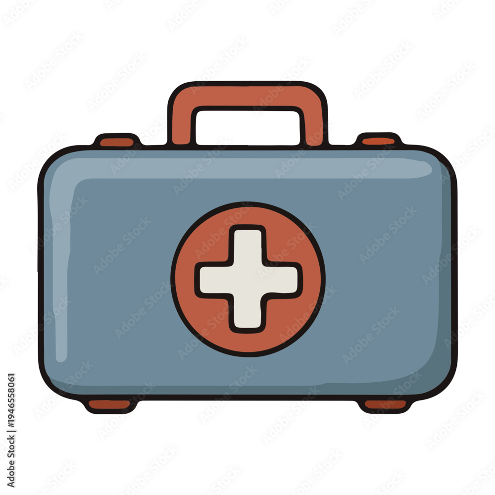 Obraz premium First Aid Kit Illustration