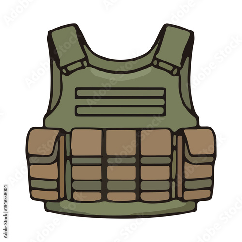 Tactical Vest Illustration