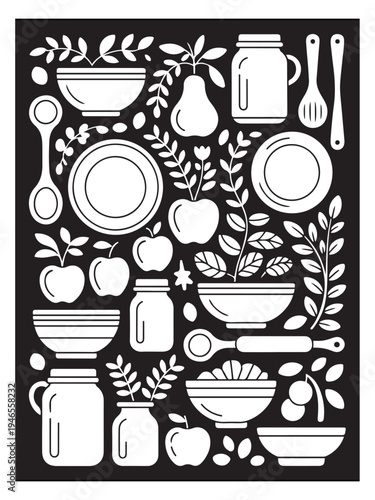 Nature monochrome coloring pages for adults and teens.