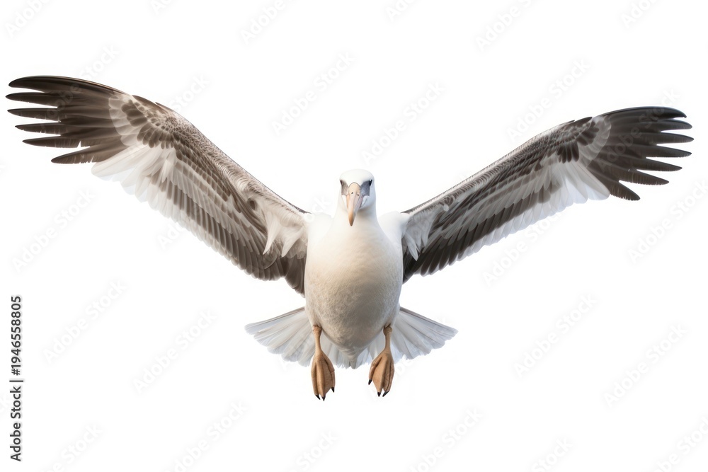 Obraz premium Albatross flying seagull animal.