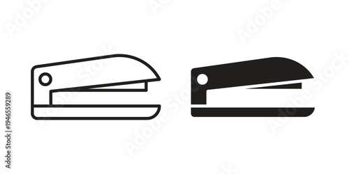 Stapler icon symbol design template. Vector 10 eps.