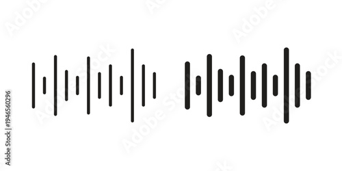Voice icon symbol design template. Vector 10 eps.
