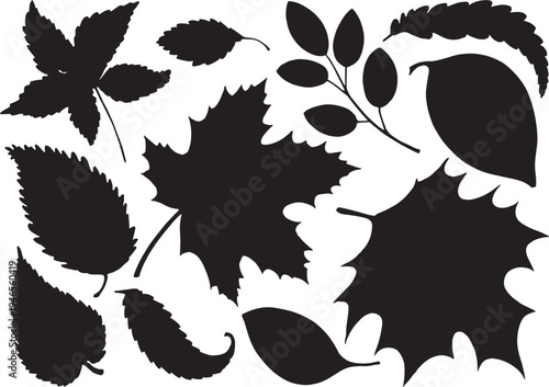 Modern Military Tank Silhouette Set - Tactical Combat Vehicles and Armored Battle Tank Vector Icons