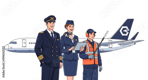 Airline Crew and Ground Staff.