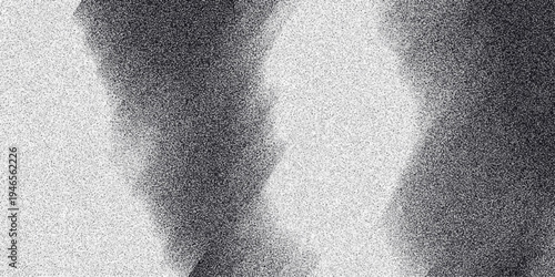 Abstract monochrome background with soft, blurred diagonal bands of light and dark grey, overlaid with a subtle grainy texture for a sophisticated and atmospheric visual effect