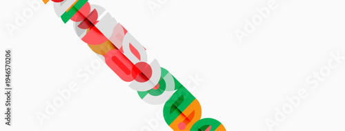 Abstract colorful text spells RESIST. Letters overlap, creating dynamic visual impact. White background provides contrast.