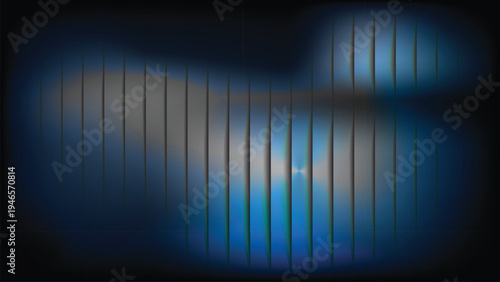 Glowing Vertical Light Streaks Through Translucent Dark Background -Background vertical light patterns