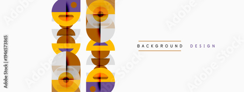 Abstract geometric pattern. Repeating shapes, vibrant colors, modern design. Minimalist aesthetic, clean lines, simple composition.