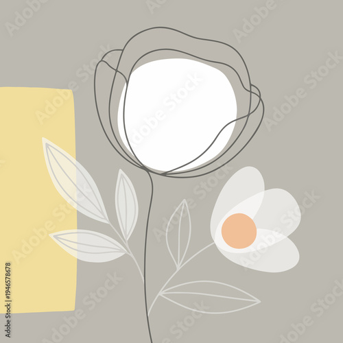 Minimalist Floral Illustration