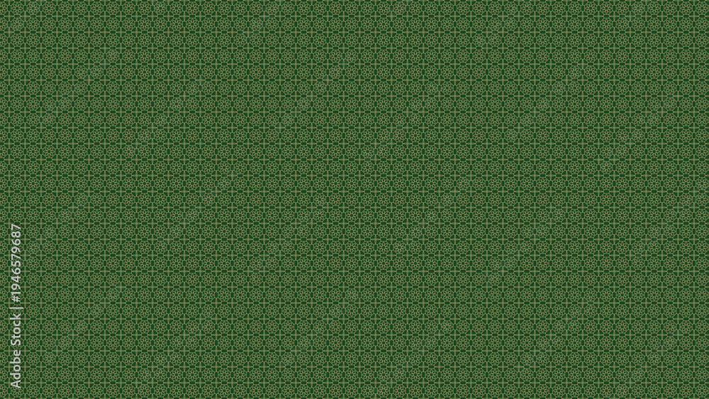 Fototapeta premium Eid Mubarak green islamic decorative background texture
