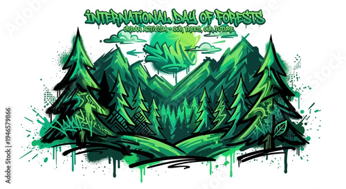 International Day of Forests Illustration