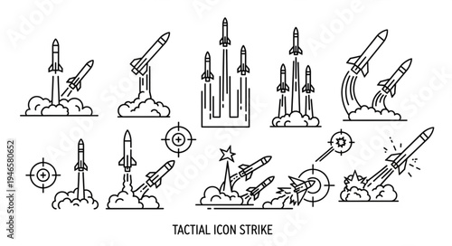 Tactical Icon Strike Missile Launch Set.
