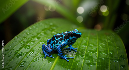 frog on a leaf