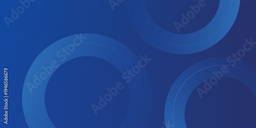 Minimal geometric background. Blue elements with fluid gradient. Used to decorate advertisements, publications, Eps10 vector