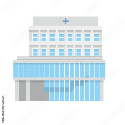 病院の建物イラスト