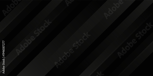 Black abstract background. Elegant dark diagonal shape elements.